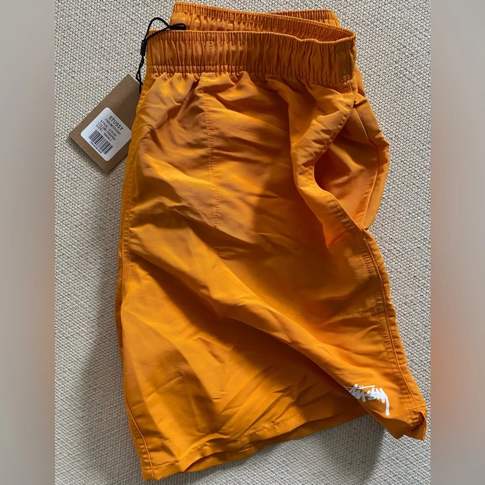 STUSSY - Men’s Stock Water Short - Color: Tangerine - Size: Small. - Picture 8 of 9
